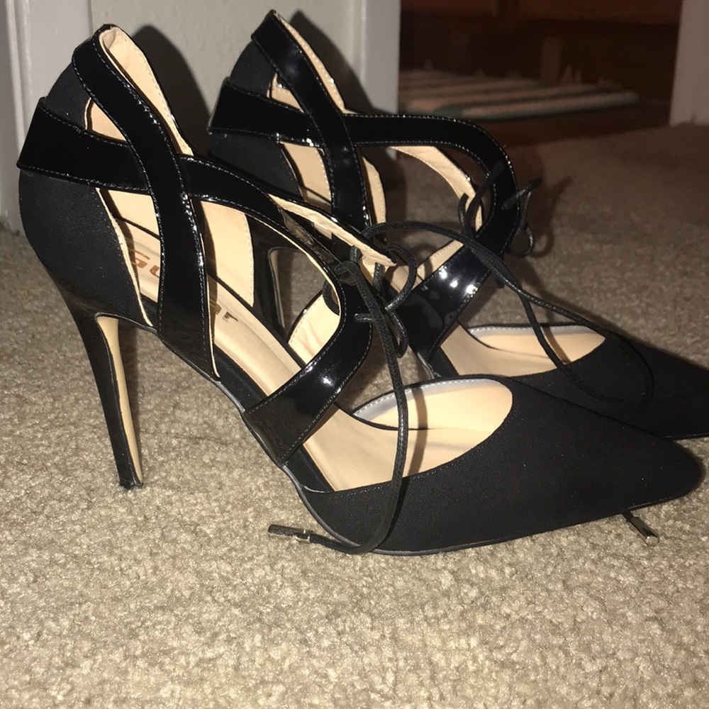 Black high heels